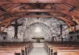 *** ALPE DE VENOSC - ISERE - CHAPELLE ST BENOIT - SCULPTURES JEAN HAUTIN GUIRAUT - VITRAUX YVAN GUYET *** - Vénosc