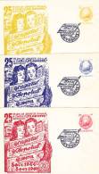 NEWSPAPER ANNIVERSARY, 3 X SPECIAL COVERS, 1969, ROMANIA - Briefe U. Dokumente