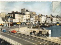 CHERBOURG - Le Pont Tournant Et Les Quais   .  CPM Dentelée. - Cherbourg