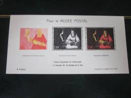 Pour Le Musée Postal Essai :phase D'impression Du Timbre-poste Le Nouveau-né De Georges De La Tour Impression Taille R - Other & Unclassified