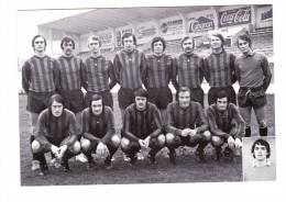 PHOTO - STADE MALHERBE CAENNAIS - DIVISION NATIONALE - ÉQUIPE 1ère - SAISON 1971/72 - Autogramme