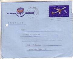 GOOD SOUTH AFRICA Aerogramme 1968 To GERMANY - Storia Postale