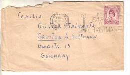 GOOD GB Postal Cover To GERMANY 1961 - Good Stamped: Queen - Briefe U. Dokumente