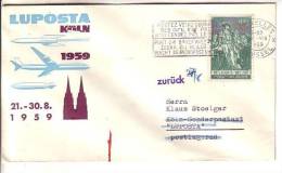 GOOD BELGIUM LUPOSTA Cover 1959 - Other & Unclassified