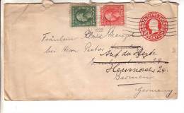 GOOD USA Postal Cover To GERMANY 1922 - Good Stamped: Washington - Briefe U. Dokumente