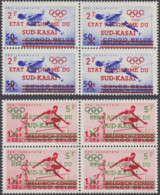 Sud-Kasai - 18/19 (Blocs De 4) - JO De Rome - MNH (Sans Charnières) - Sud-Kasaï