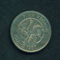 ICELAND - 1987 5k Circ. - Islanda