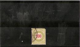 SUISSE TIMBRES TAXE N 13 OBLITERE Manque Une Dent - Postage Due