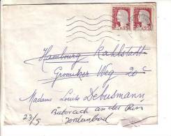 GOOD FRANCE Postal Cover To GERMANY 1961 - Good Stamped: Marianne - 1960 Marianne Van Decaris