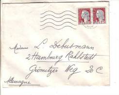 GOOD FRANCE Postal Cover To GERMANY 1963 - Good Stamped: Marianne - 1960 Marianne (Decaris)