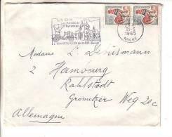 GOOD FRANCE Postal Cover To GERMANY 1965 - Good Stamped: Cock - 1962-1965 Hahn (Decaris)