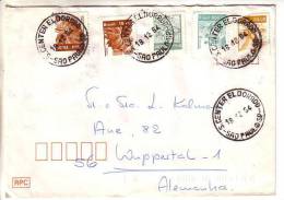 GOOD BRAZIL Postal Cover To GERMANY 1984 - Good Stamped: Flora - Storia Postale
