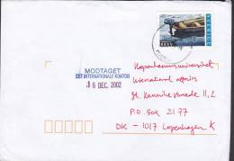 Sweden 2002 Cover Brief To Denmark Sommer In Bohuslän Motorboot Boat - Brieven En Documenten