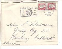 GOOD FRANCE Postal Cover To GERMANY 1964 - Good Stamped: Marianne - 1960 Marianne Of Decaris