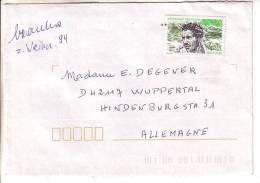 GOOD FRANCE Postal Cover To GERMANY 1994 - Good Stamped: Colas - Briefe U. Dokumente