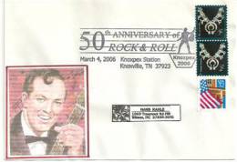 USA. Bill Haley, Pioneer Of Rock And Roll ! Sur Enveloppe Souvenir ''50 Ieme Anniversaire Du Rock N'Roll''. Tennessee - Singers