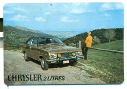 Kalender Klein Formaat 1975 - Chrysler 2 Litres - Tamaño Pequeño : 1971-80