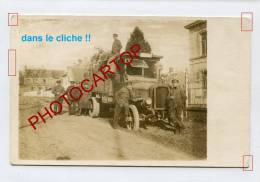 BALEGEM-CARTE PHOTO Allemande-Camion-Soldats-Guerre-14-18-1 WK-BELGIEN-BELGIQUE-1918- - Oosterzele