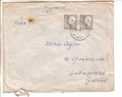 GOOD SWEDEN Postal Cover To GERMANY 1952 - Good Stamped: King - Brieven En Documenten