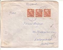 GOOD SWEDEN Postal Cover To GERMANY 1951 - Good Stamped: King - Brieven En Documenten