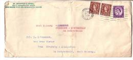 GOOD GB Postal Cover To GERMANY 1964 - Good Stamped: Queen - Hotel Cover - Lettres & Documents