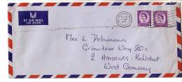 GOOD GB Postal Cover To GERMANY 1965 - Good Stamped: Queen - Lettres & Documents