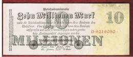 ALEMANIA - GERMANY -  10.000.000 Mark 1923 EBC    P-96 - Bestuur Voor Schulden