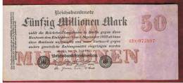 ALEMANIA - GERMANY -  50.000.000 Mark 1923 SC-    P-98 - Reichsschuldenverwaltung
