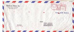 GOOD USA Postal Cover To GERMANY 1954 - Postage Paid - Storia Postale