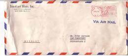 GOOD USA Postal Cover To GERMANY 1954 - Postage Paid - Covers & Documents