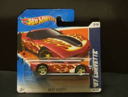 CHEVROLET CORVETTE ´97 - Heat Fleet 2011 - HOTWHEELS Hot Wheels Mattel 1/64 EU Blister - HotWheels