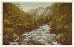 View From Aberglaslyn Bridge, 1948 Postcard - Caernarvonshire