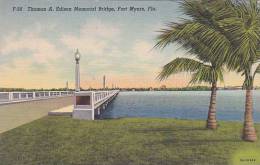 Florida Fort Myers Thomas A Edison Memorial Bridge 1941 - Fort Myers