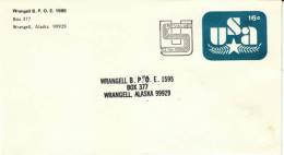 #U586 Olive Branch & Star 16-cent Re-valued To 15-cents Postal Stationery Unused Cover - 1961-80