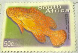 South Africa 2000 Fish Coral Rockcod 50c - Used - Used Stamps