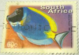 South Africa 2000 Fish Powder Blue Surgeon 60c - Used - Usati