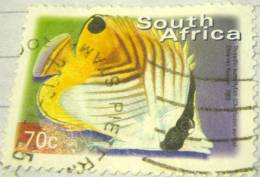 South Africa 2000 Fish Threadfin Butterflyfish 70c - Used - Usati