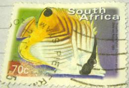 South Africa 2000 Fish Threadfin Butterflyfish 70c - Used - Used Stamps