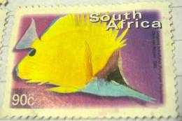 South Africa 2000 Fish Longnose Butterflyfish 90c - Used - Used Stamps