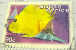 South Africa 2000 Fish Longnose Butterflyfish 90c - Used - Gebraucht