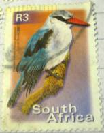 South Africa 2000 Bird Woodland Kingfisher 3r - Used - Used Stamps