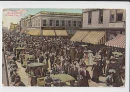 Sunday  Parade On Boadwalk Atlantic City New Jersey USA 1910 PC - Atlantic City