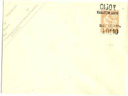 LPP12 - ENVELOPPE TYPE MOUCHON RETOUCHE 15c 123x96mm  DATE 314 VARIETE DE SURCHARGE - Enveloppes Types Et TSC (avant 1995)