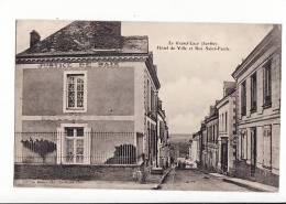 Carte 1905 LE GRAND LUCE / HOTEL DE VILLE ET RUE SAINT FACILE - Le Grand Luce