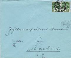 Denmark VEILE Vejle 1926 Cover Brief To AARHUS - Covers & Documents