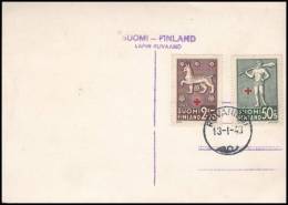 Finland 1943, Card - Storia Postale