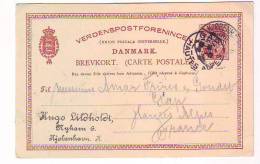 TIMBRE. ENTIER POSTAL. CARTE. LETTRE. DANEMARK. - Postal Stationery