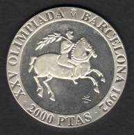 ESPAGNE KM 889 In Original Box, 2000 PESETAS, 26.70 Gr, 0.925 Silver PROOF    (3P82) - 2 000 Pesetas