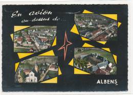 73 // En Avion Au Dessus D ALBENS   Multivues CPSM - Albens