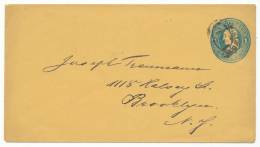 USA STAMPED ENVELOPE # U114 (1880es) - ...-1900